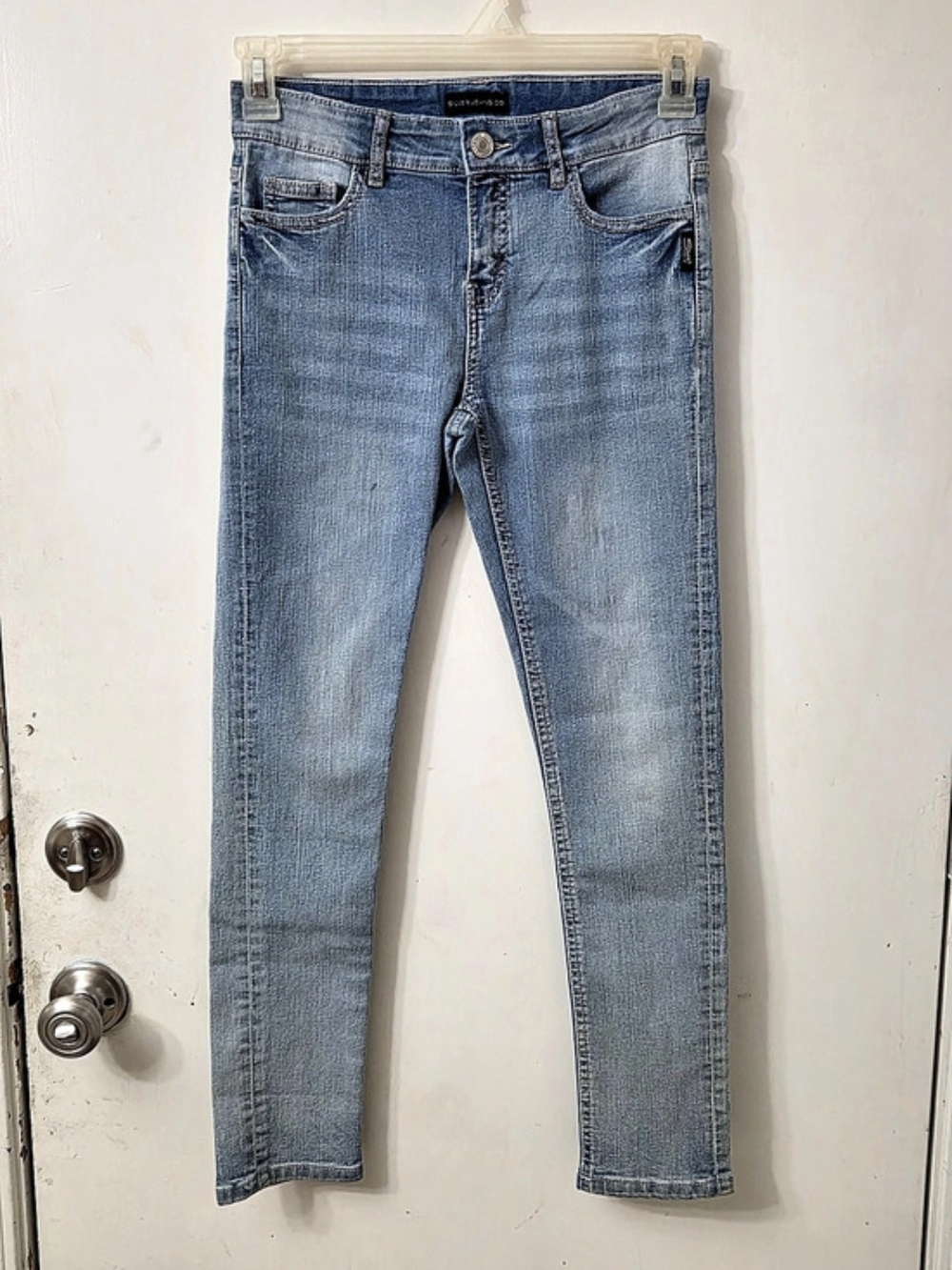Silver Jeans Co Suki Sasha Skinny Jeans Girls 12 Light Wash Stretch Denim